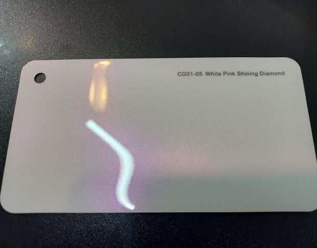 FORMULA PPF White Pink Shining Diamond Gloss G103 - Антигравійна захисна біло-рожева плівка (глянцева) 1.52 m