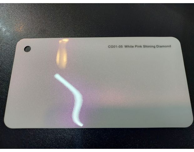FORMULA PPF White Pink Shining Diamond Gloss G103 - Антигравійна захисна біло-рожева плівка (глянцева) 1.52 m