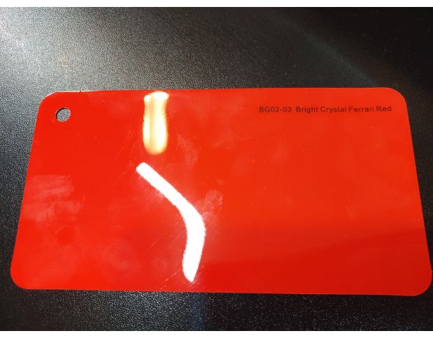 FORMULA PPF Bright Crystal Ferrari Red Gloss G202 - Антигравійна захисна червона плівка (глянцева) 1.52 m