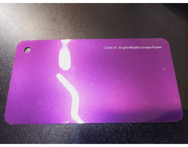 FORMULA PPF Bright Metallic Grape Purple Gloss G501 - Антигравийная защитная фиолетовая плёнка (глянцевая) 1.52 m