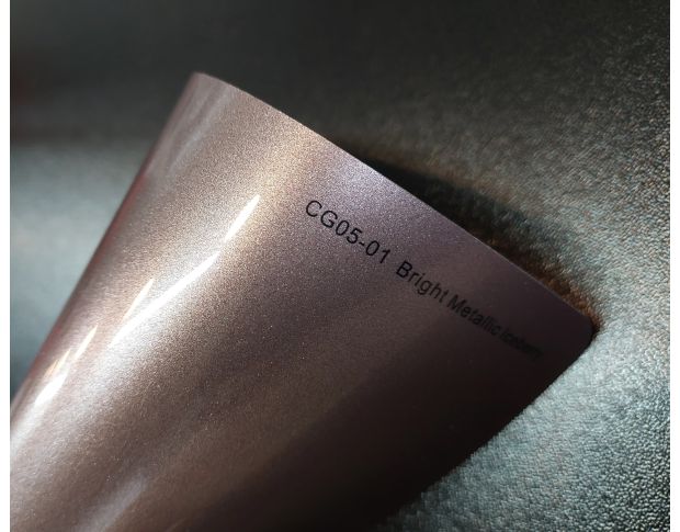 FORMULA PPF Bright Metallic Iceberry Gloss G401 - Антигравийная защитная серо-розовая плёнка (глянцевая) 1.52 m