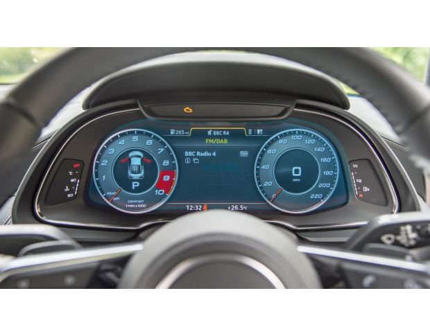 Захисне скло Pixsel на панель приладів AUDI R8 12“ 2016 - (гібридне глянець)