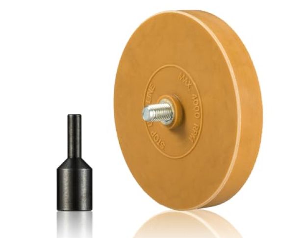 FOSHIO Decal And Sticker Remover Wheel - Диск для снятия двустороннего скотча и остатков клея 96 mm x 20 mm
