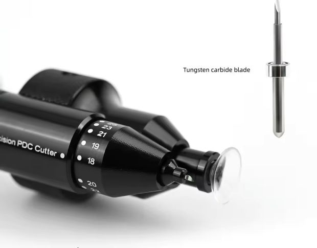 Foshio Metal Radar Hole PDC Cutter With Extra 10 Blades - Инструмент для вырезания парктроников