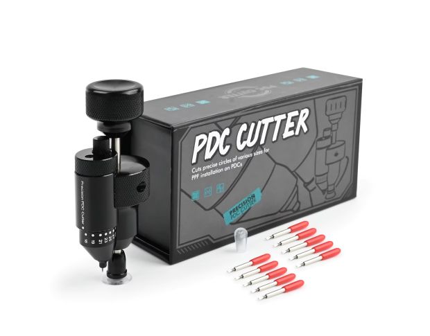 Foshio Metal Radar Hole PDC Cutter With Extra 10 Blades - Инструмент для вырезания парктроников