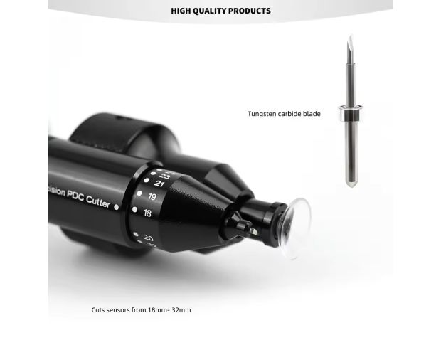 Foshio Metal Radar Hole PDC Cutter With Extra 10 Blades - Инструмент для вырезания парктроников