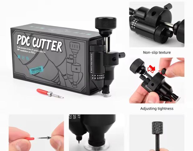 Foshio Metal Radar Hole PDC Cutter With Extra 10 Blades - Инструмент для вырезания парктроников
