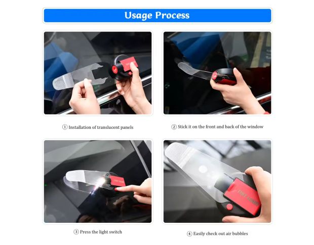 Foshio Magnetic Tint Light - Фонарик на магните для тонировки авто