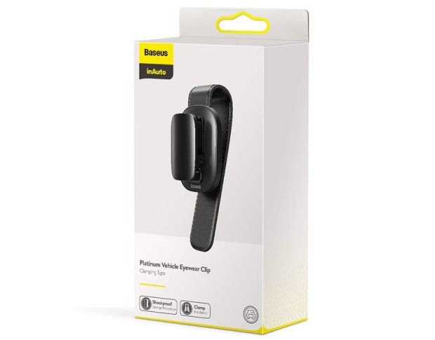 Baseus Platinum Vehicle Eyewear Clip (ACYJN-B01)  - Автомобільний тримач для окулярів