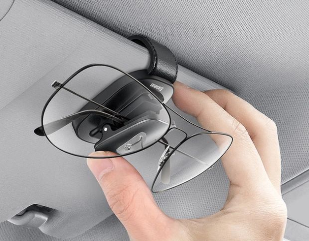 Baseus Platinum Vehicle Eyewear Clip (ACYJN-B01)  - Автомобільний тримач для окулярів