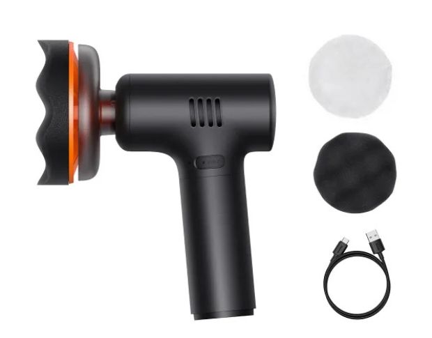 Baseus NeoPower Wireless Mini Car Waxer Lite 30 Вт - Аккумуляторная полировальная машинка