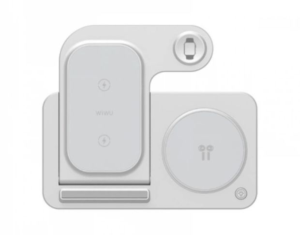WiWU Wi-W020 Foldable Magnetic Station Wireless Charger 3in1 - Беспроводное зарядное устройство