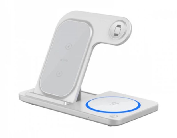 WiWU Wi-W020 Foldable Magnetic Station Wireless Charger 3in1 - Беспроводное зарядное устройство