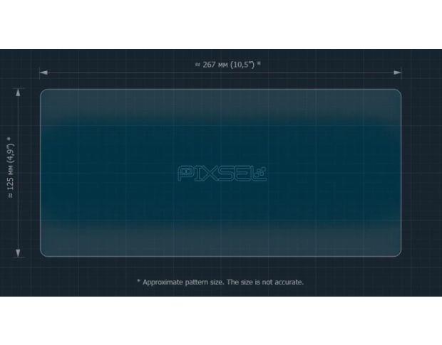 Защитное стекло Pixsel на спидометр мотоцикла BRP SEA-DOO RXP-X 325 2025+ 10.25“ (гибридное глянец)