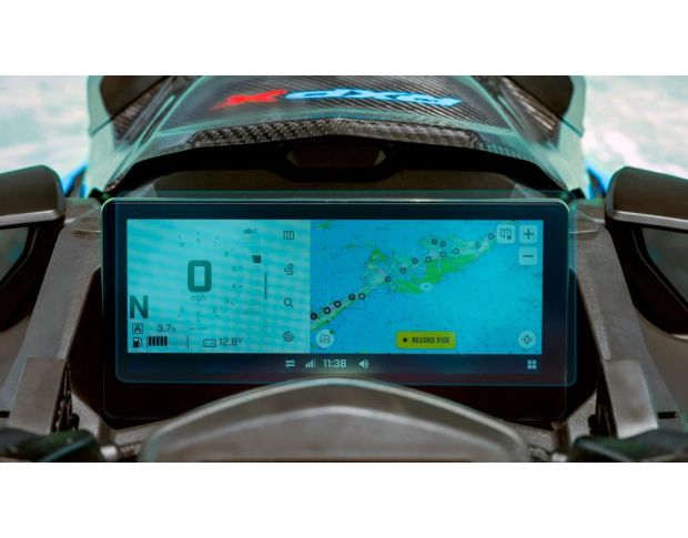 Защитное стекло Pixsel на спидометр мотоцикла BRP SEA-DOO RXP-X 325 2025+ 10.25“ (гибридное глянец)