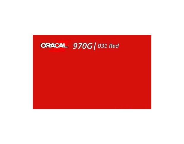 Oracal 970 Red Gloss 031 1.524 m