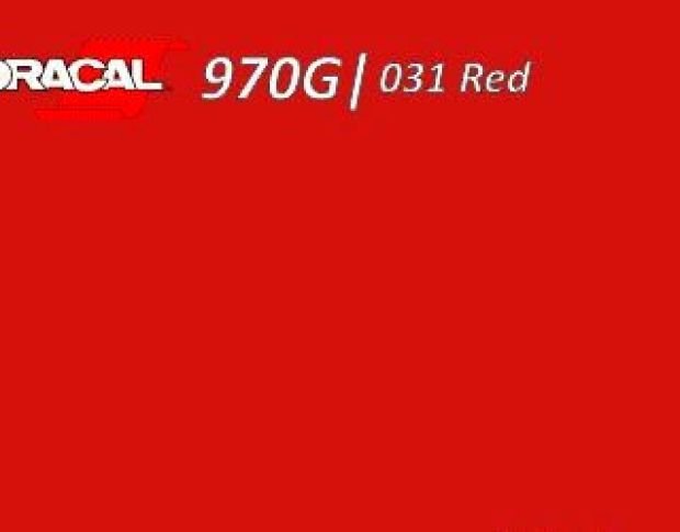 Oracal 970 Red Gloss 031 1.524 m