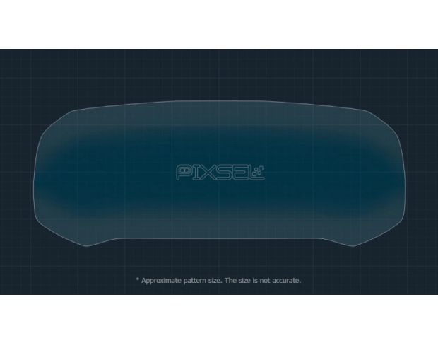 Захисне скло Pixsel на панель приладів RENAULT SYMBIOZ 11.9“ 2024 - (гібридне глянець)