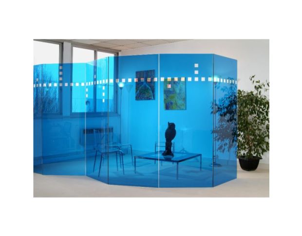 Архитектурная декоративная синяя пленка FORMULA Transparent Blue 1.52 m