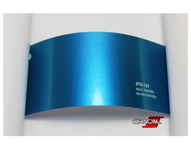 Oracal 970 Azure Metallic Gloss 197 1.524 m