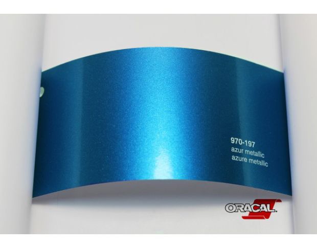 Oracal 970 Azure Metallic Gloss 197 1.524 m