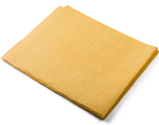 Серветка зі штучної замші PVA, жовта 54 х 44 cm