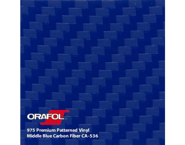 Oracal 975 3D Middle Blue Carbon 1.524 m
