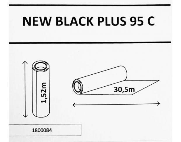Solar Screen IR Carbon Black Plus 95 C 1.524 m