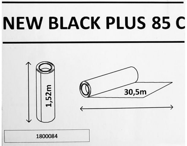 Solar Screen IR Carbon Black Plus 85 C 1.524 m