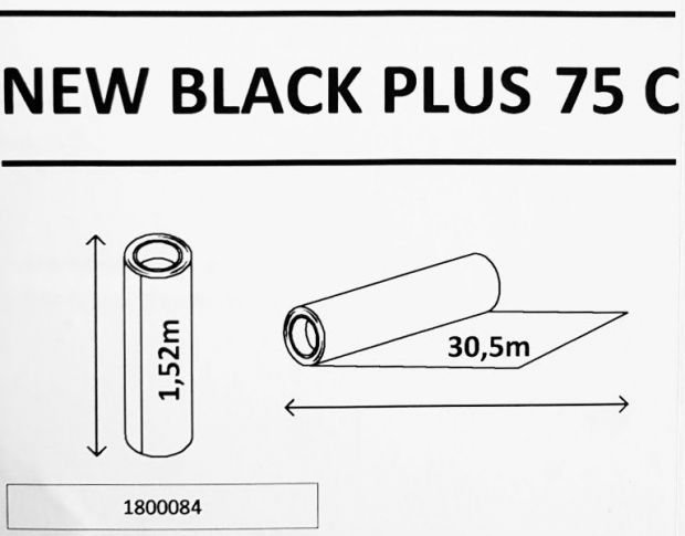 Solar Screen IR Carbon Black Plus 75 C 1.524 m