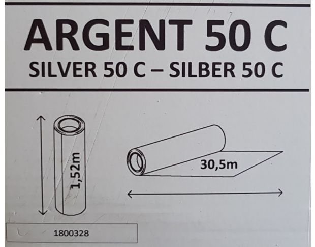 Solar Screen Silver 50 C 1.524 m