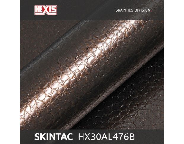 Hexis Alligator Brown Gloss HX30AL476B 1.37 m