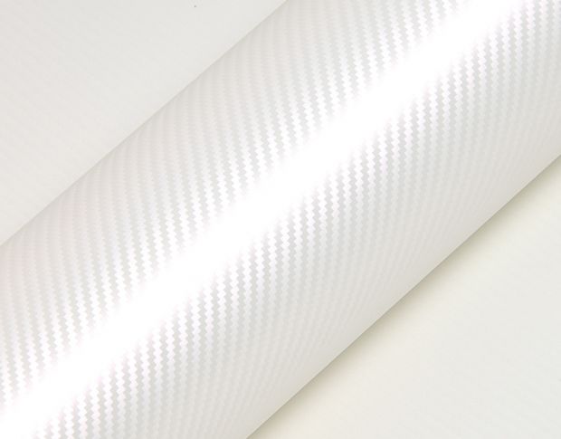 Hexis HX30CABPER Skintac Carbon Pearl White Gloss 1.524 m
