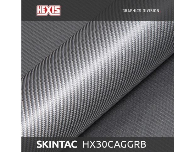 Hexis HX30CAGGRB Skintac Graphite Grey Carbon Gloss 1.524 m