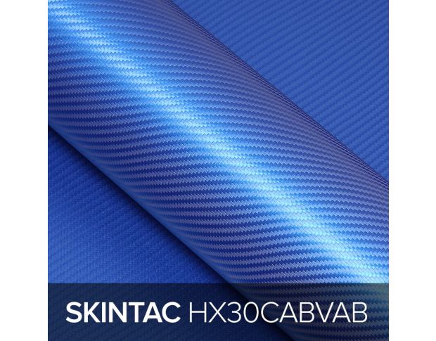 Hexis HX30CABVAB Skintac Minnow Blue Carbon Gloss 1.524 m