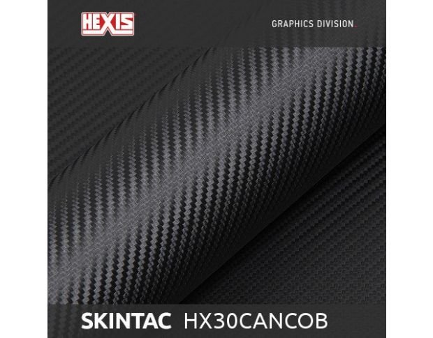 Hexis HX30CANPEB Skintac Raven Black Carbon Matte 1.524 m