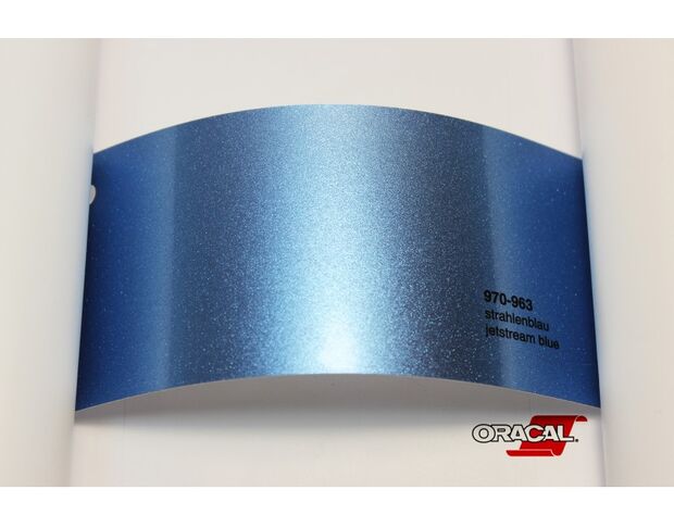 Oracal 970 Jetstream Blue Gloss 963 1.524 m