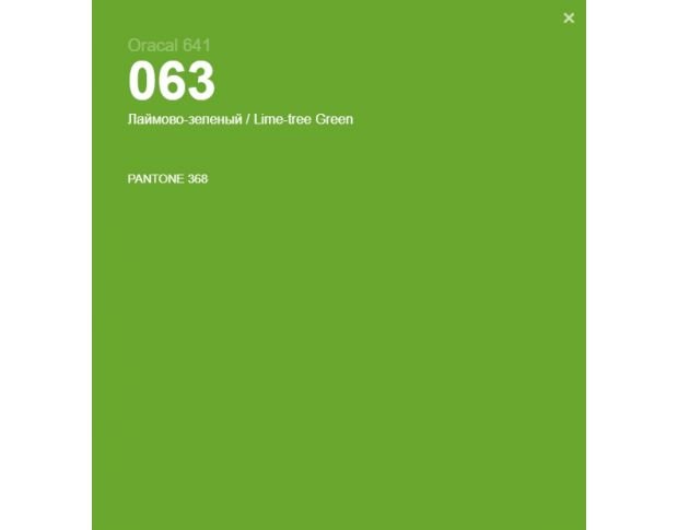 Oracal 641 063 Gloss Lime Tree Green 1 m