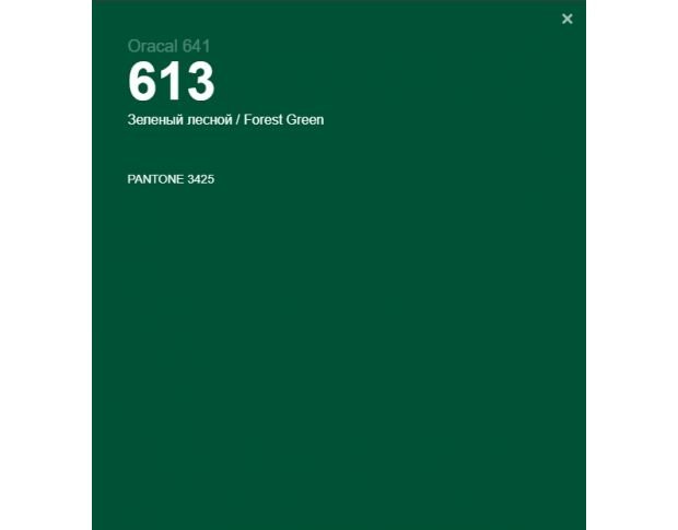 Oracal 641 613 Matte Forest Green 1 m