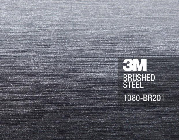 3М BR201 Brushed Steel 1.524 m