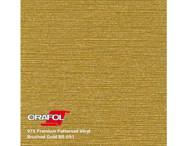 Oracal 975 Brushed Premium Structure Cast Gold Metallic 1.524 m
