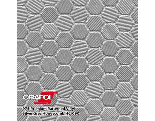 Oracal 975 Honeycomb Silver Gray 1.524 m