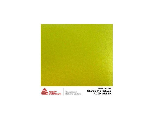 Avery Dennison Acid Green Metallic BJ1090001 Gloss 1.524 m