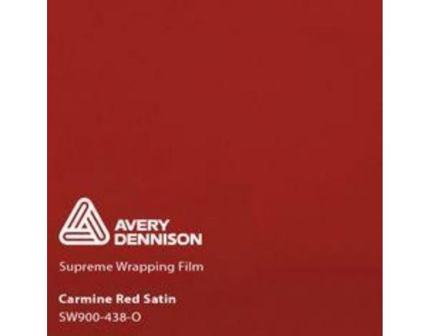 Avery Dennison Carmine Red AW1670001 Satin 1.524 m