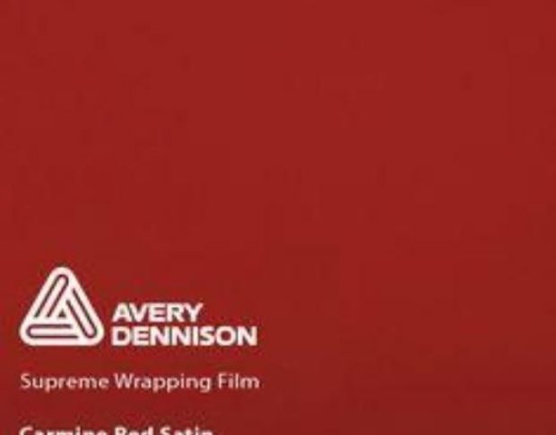Avery Dennison Carmine Red AW1670001 Satin 1.524 m