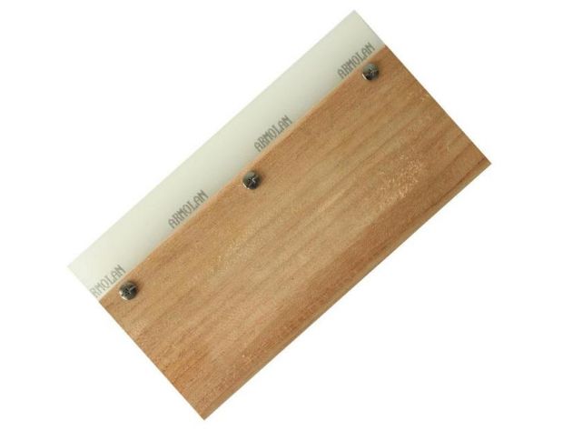 Деревянный ракель с полиуретаном 210 x 112 mm