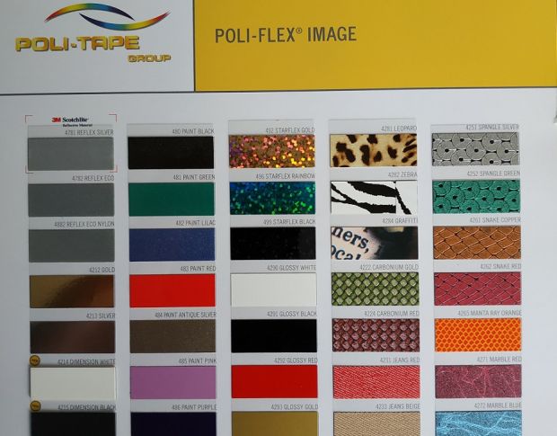 Каталог декоративних плівок для термопереносу Poli-Flex Image