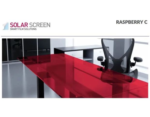 Solar Screen Gloss Raspberry C 1.524 m