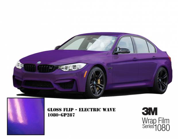 3M 1080 GP 287 Gloss Flip Electric Wave 1.524 m