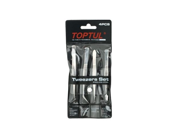 Toptul Tweezers Set JGAA0401